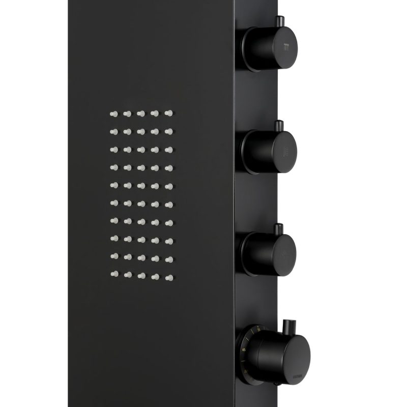 Panel prysznicowy Corsan Duo A777 czarny