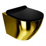 LAVITA MISKA WISZĄCA WC SOFI SLIM GOLD/BLACK EAN: 5900378319146